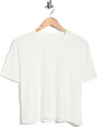 YOGALICIOUS Heavenly Ribbed Deluxe Boxy Crop T-Shirt