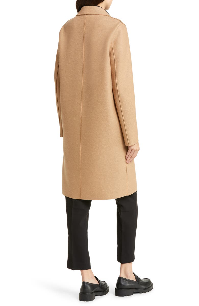 Harris Wharf London Women's Pressed Wool Overcoat, Alternate, color, 