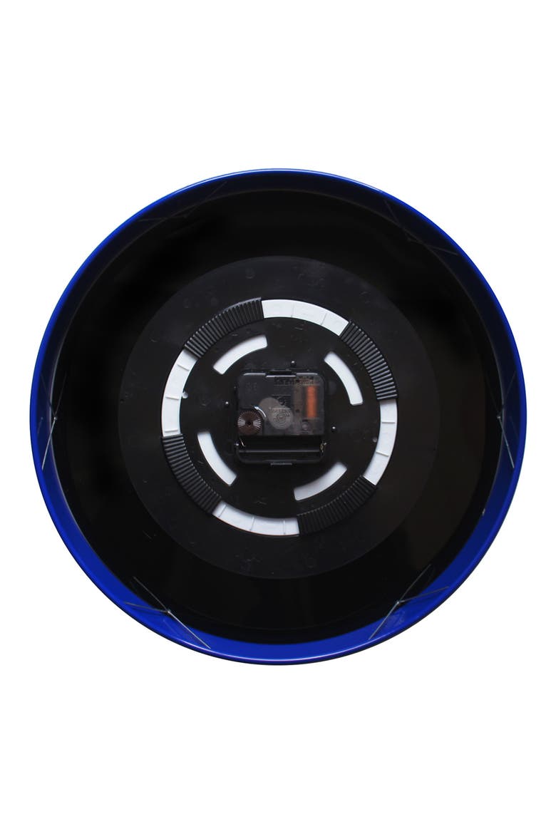 Date & Time Wall Clock, Alternate, color, BLUE