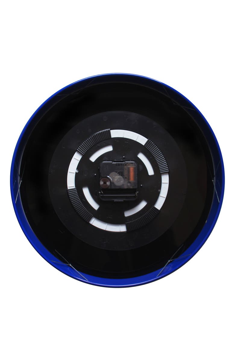 CLOUDNOLA Date & Time Wall Clock, Alternate, color, Blue