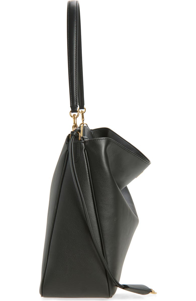 Balenciaga Medium Rodeo Leather Hobo Bag, Alternate, color, 1000 Black