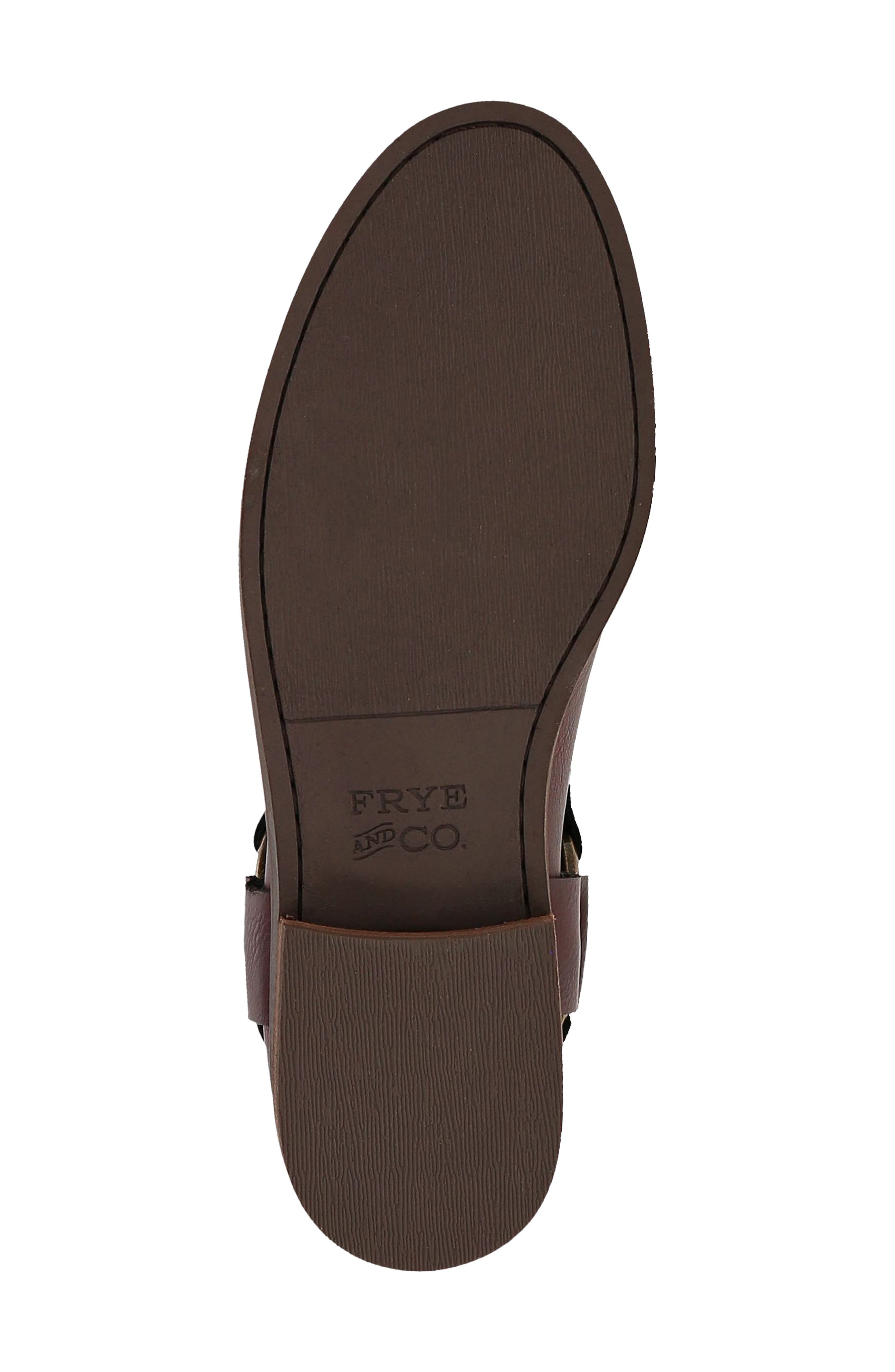 Kellie Harness Faux Leather Tall Boot, Alternate, color, MULBERRY