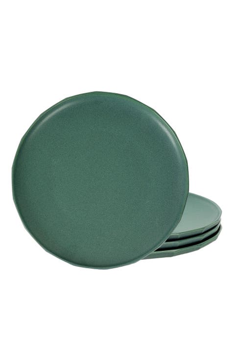 Rio Stoneware 4-Piece Dinner Plate Set