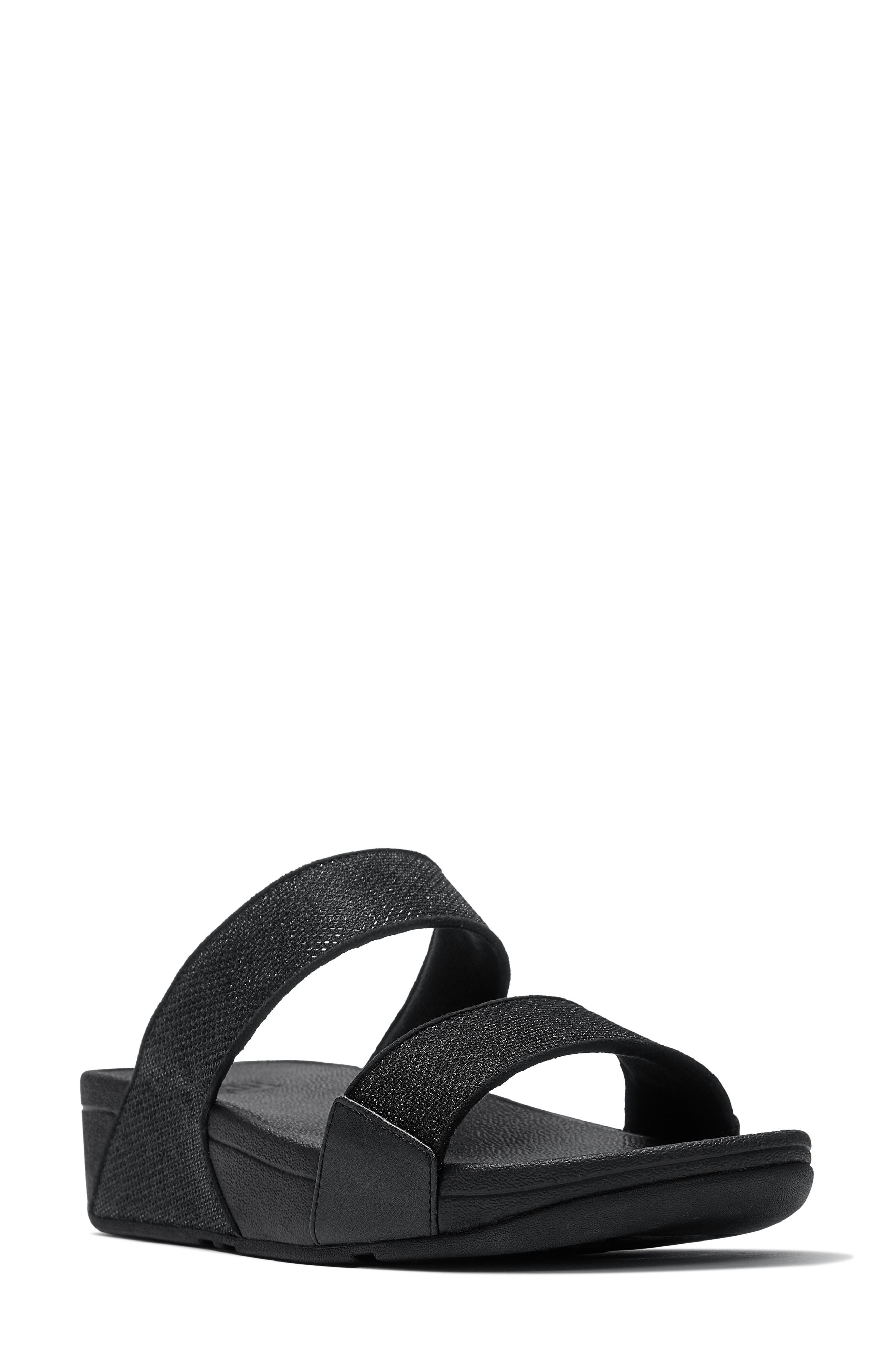 FitFlop Lulu ShimmerGlitz Slide Sandal