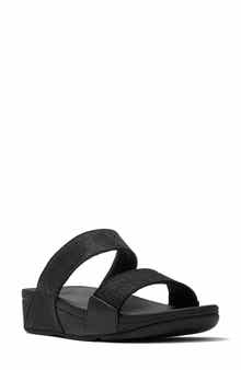 FitFlop Lulu ShimmerGlitz Slide Sandal