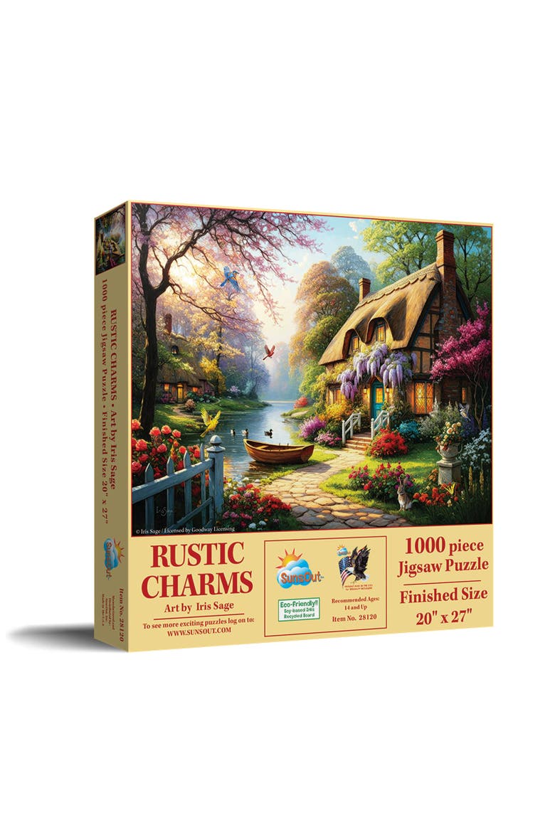 Rustic Charms 1000 piece Jigsaw Puzzle for Adults, Main, color, Multicolor