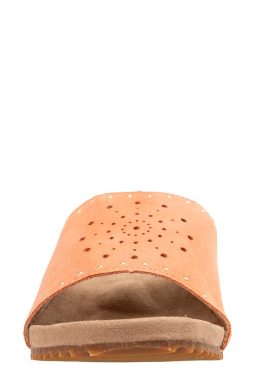 Revitalign Sofia Stud Slide Sandal In Orange