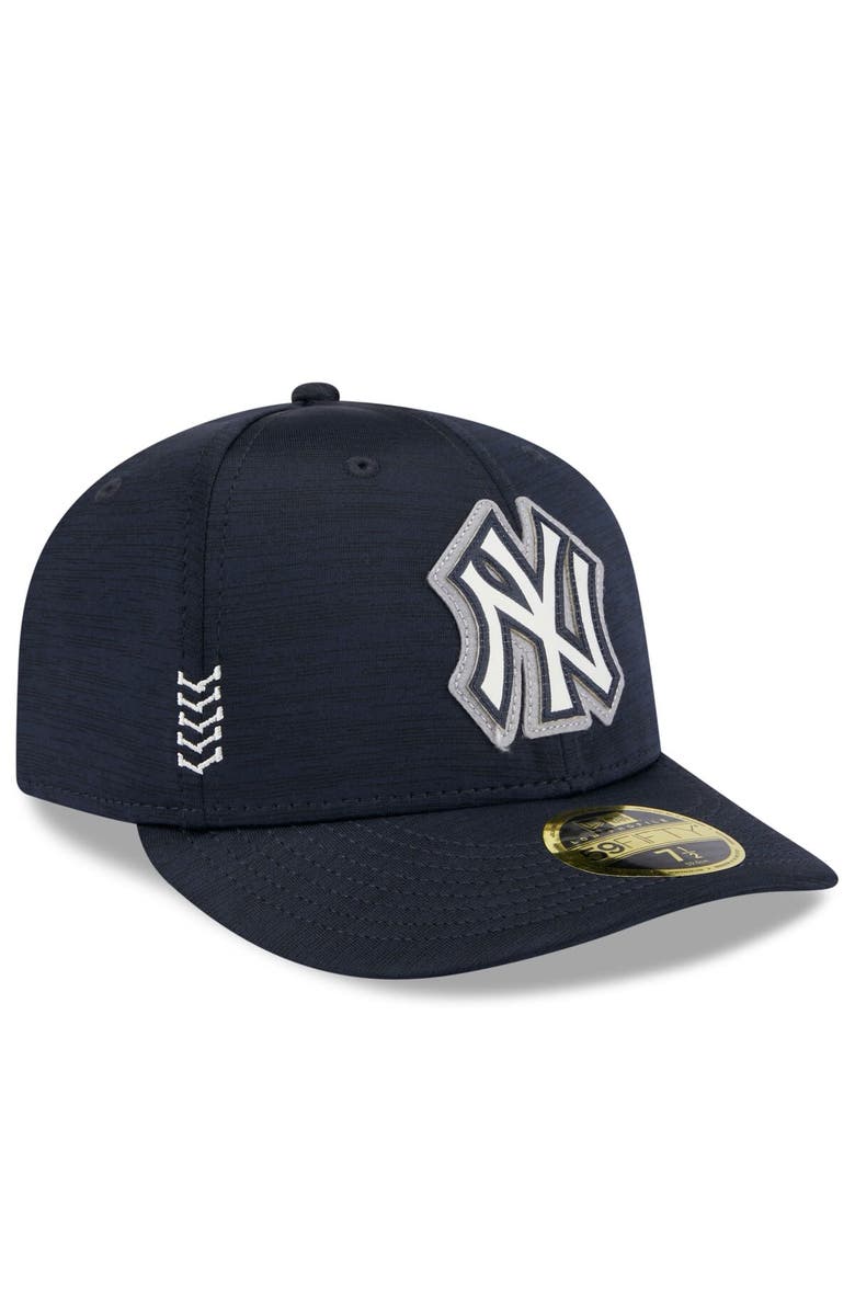 New Era Men's New Era Navy New York Yankees 2024 Clubhouse Low Profile 59FIFTY Fitted Hat, Alternate, color, Navy