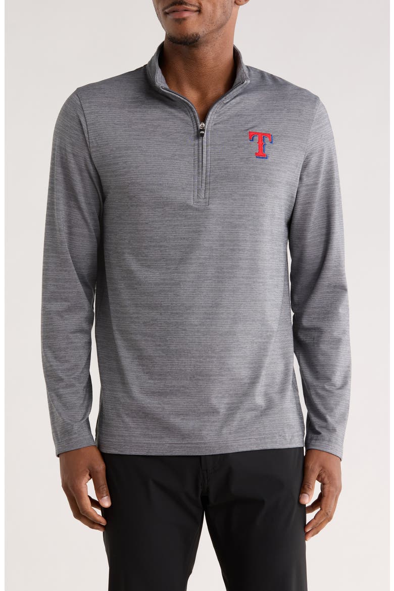 The Heater Quarter Zip Pullover, Main, color, SLEET/ QUIET SHADE