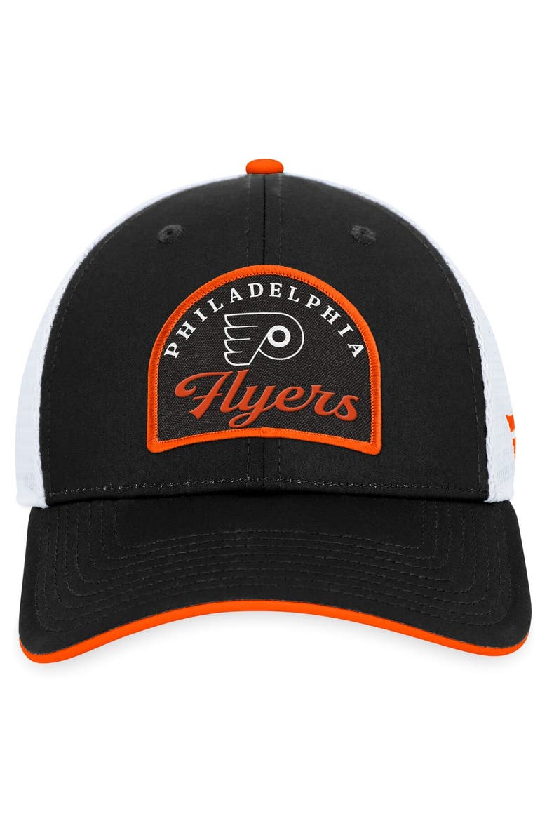 Men's Fanatics Branded Black/White Philadelphia Flyers Fundamental Adjustable Hat, Alternate, color, Black