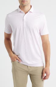 johnnie-O Marina Palm Tree Print Performance Jersey Polo