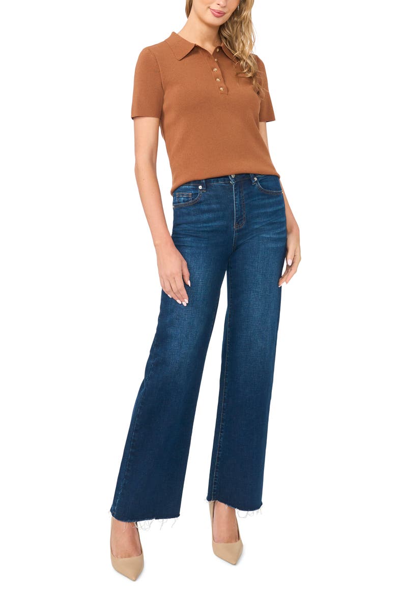 Ronni Polo Sweater, Alternate, color, GINGER SPICE
