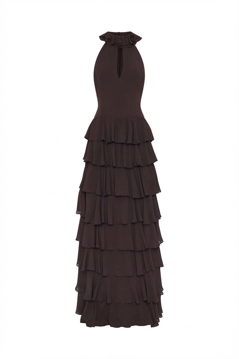 Yasira Dress, Alternate, color, ESPRESSO