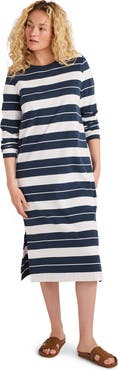 Haven Well Within Organic Cotton Interlock Stripe Midi Dress