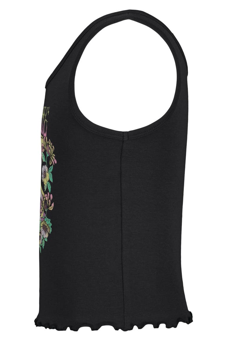 Kids' Wonderland Calls Crop Graphic Tank, Alternate, color, BLACK SANDS