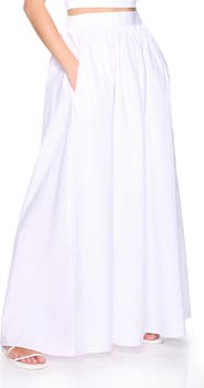 Susana Monaco Poplin Maxi Skirt