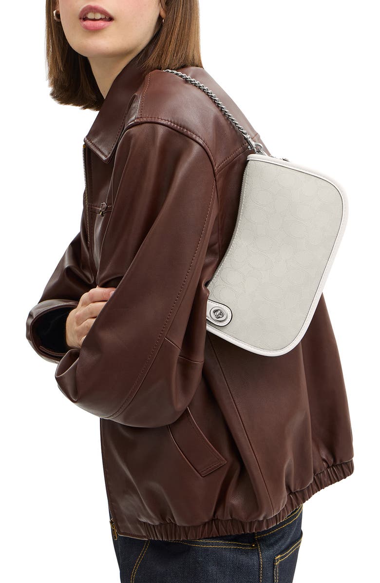 COACH Originals Swinger Signature Jacquard Shoulder Bag, Alternate, color,