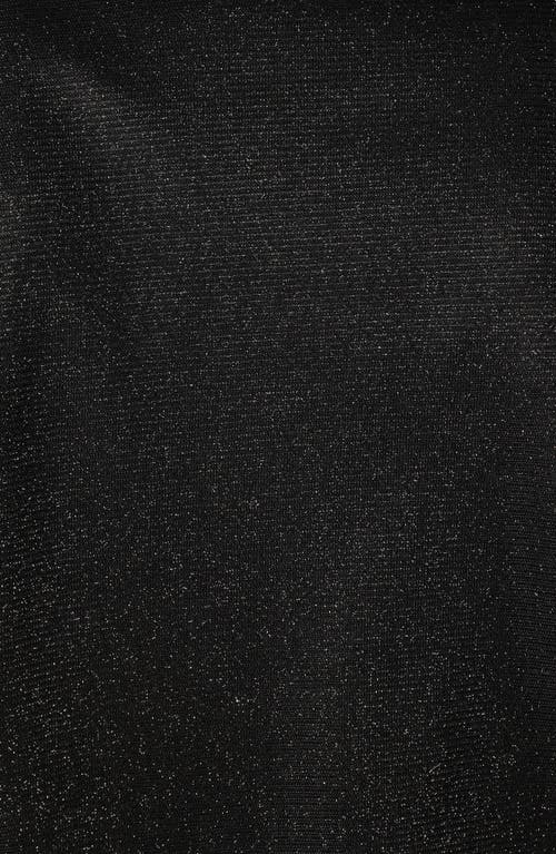 Petal And Pup Petal & Pup Gemma Metallic Knit Blazer In Black