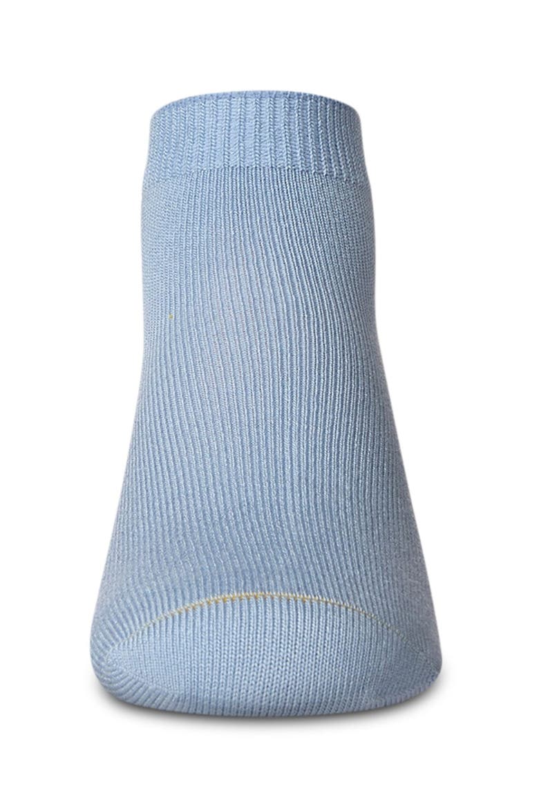 Basic Silky-Soft Gauge Ankle Sock, Alternate, color, Bluejay