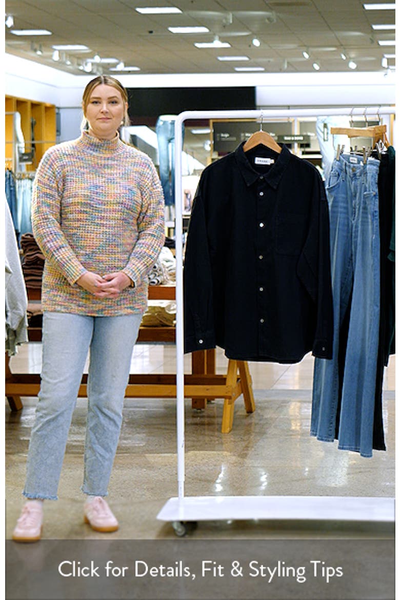 Relaxed Fit Denim Button-Up Shirt video