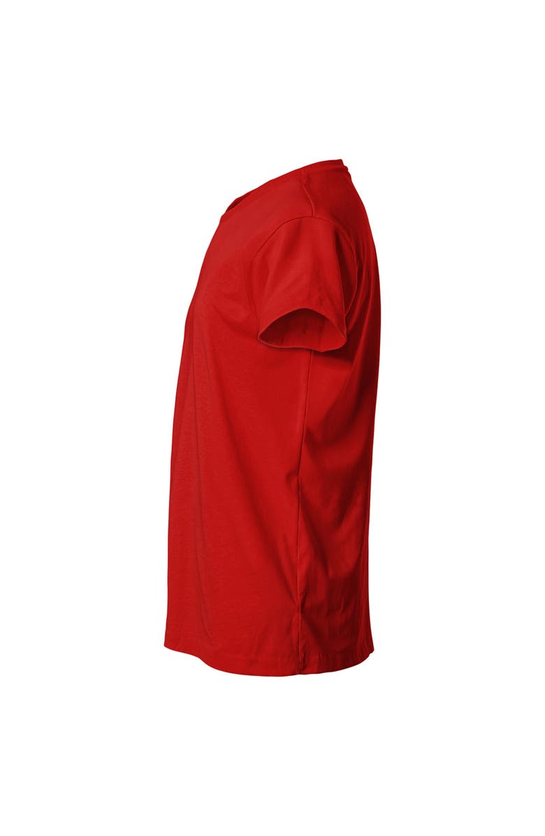 Star Wars: The Mandalorian and Grogu Girl's Star Wars The Mandalorian and Grogu Wherever I Go He Goes Logo  Graphic T-Shirt, Alternate, color, Red