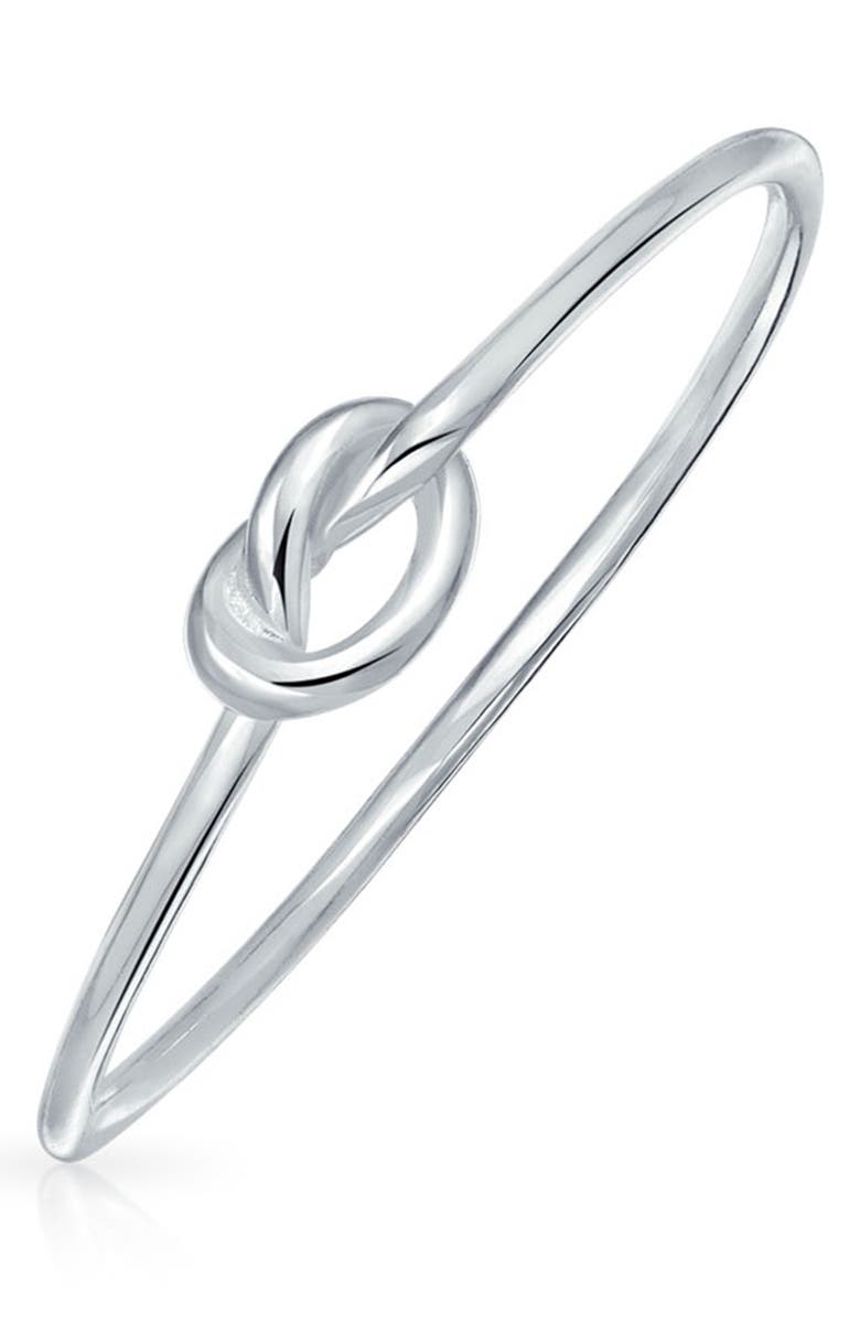 BLING JEWELRY Sterling Silver Delicate Midi Knuckle Ring, Main, color,