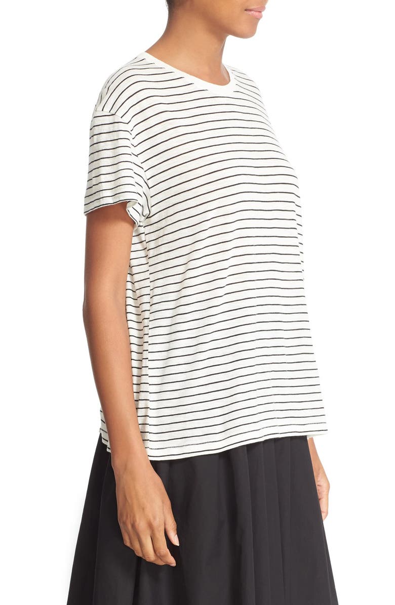 Vince Relaxed Stripe Tee, Alternate, color, 