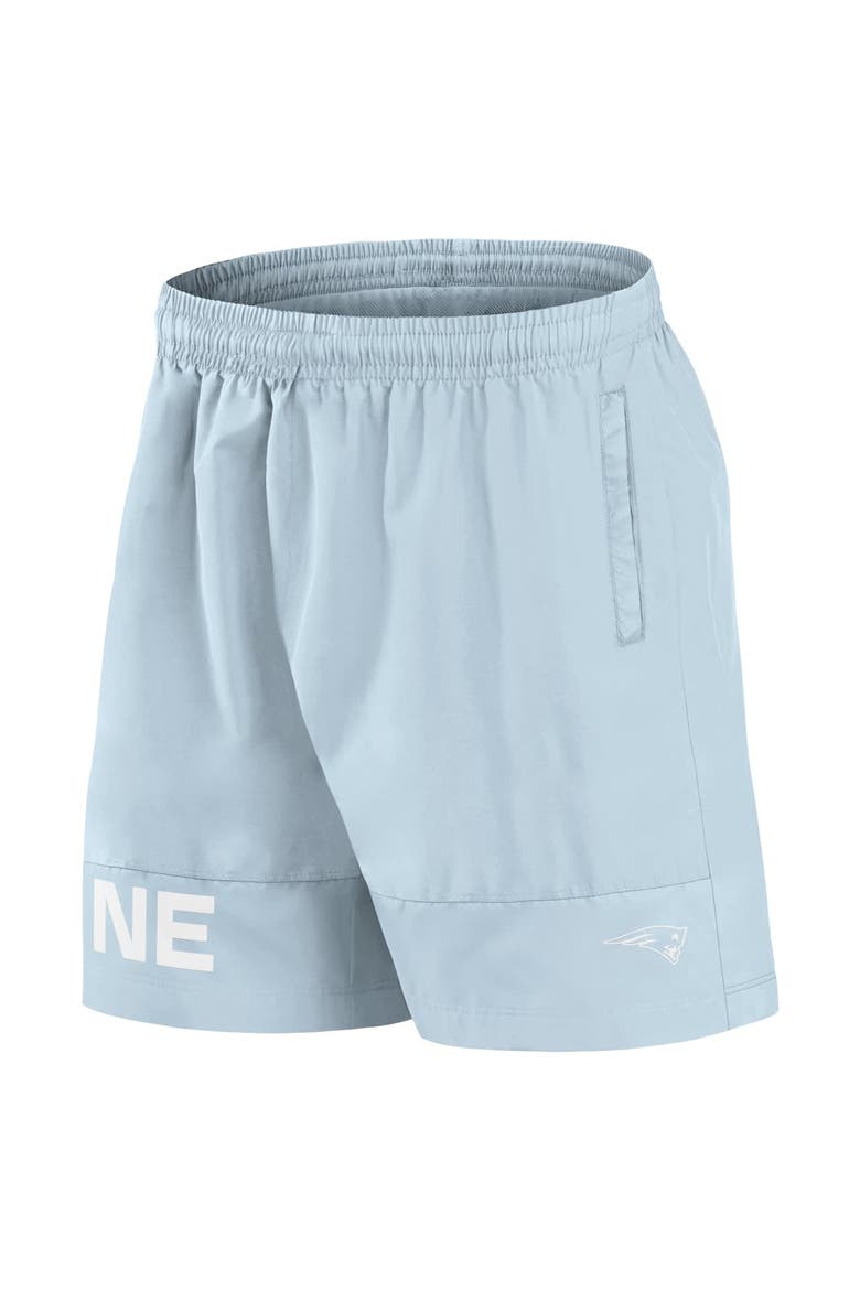 Men's Fanatics Light Blue New England Patriots Elements Shorts, Alternate, color, Light Blue