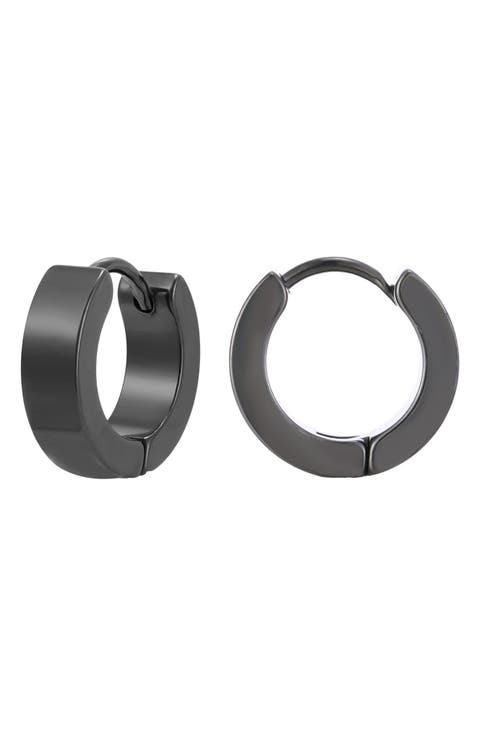 Men's Huggie Hoop Earrings