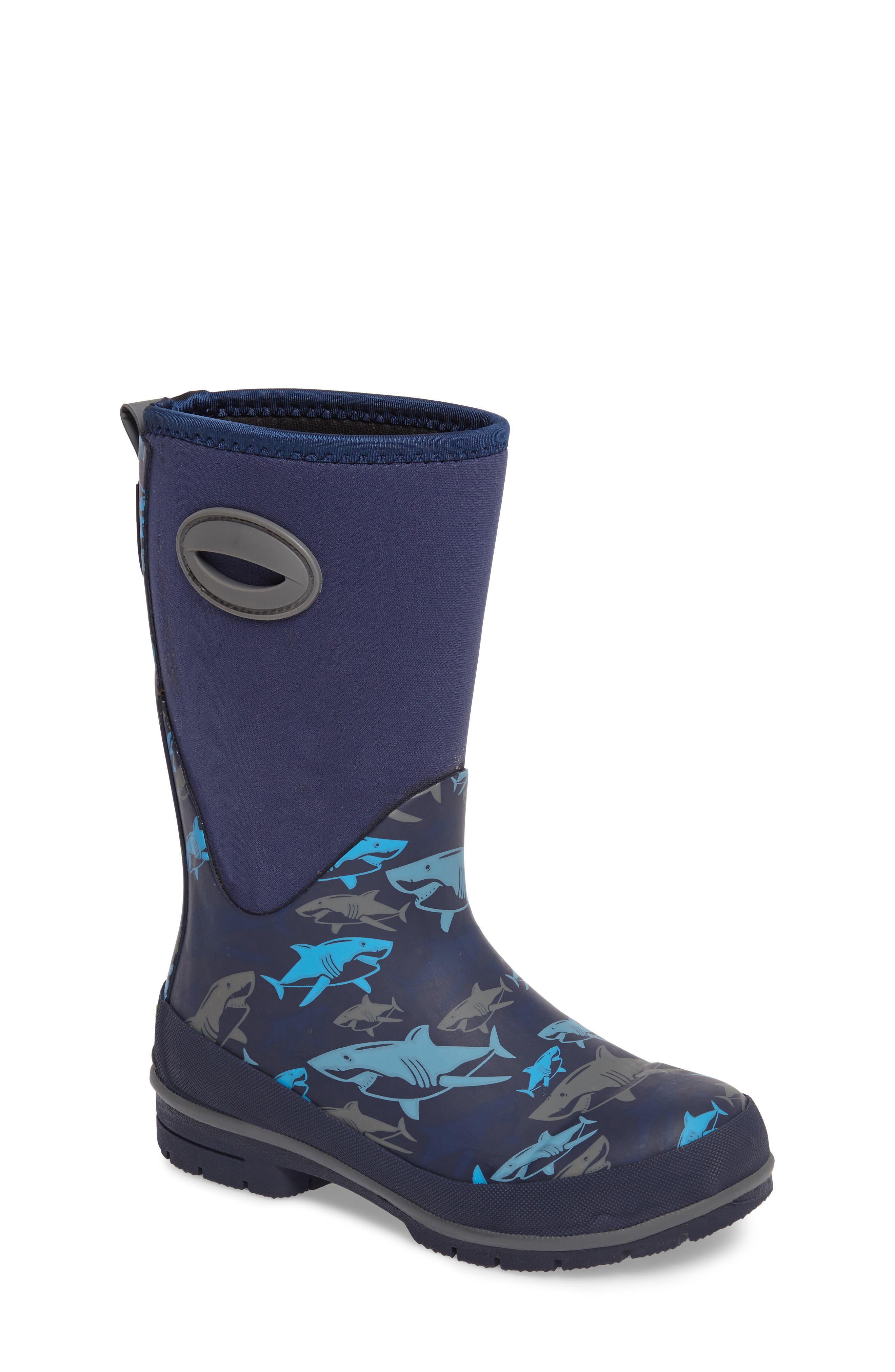 Western Chief Neoprene Shark Attack Waterproof Snow Boot, Main, color, 