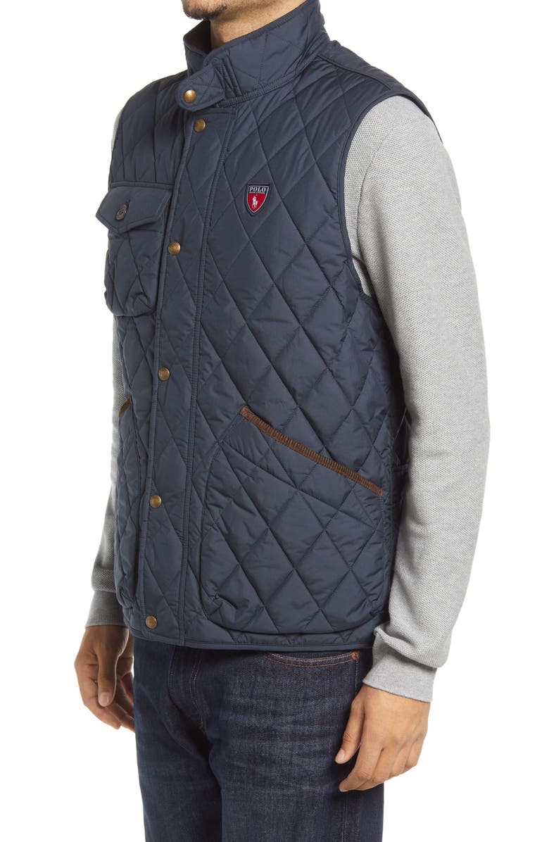 Polo Ralph Lauren Beaton Water Repellent Quilted Vest, Alternate, color,