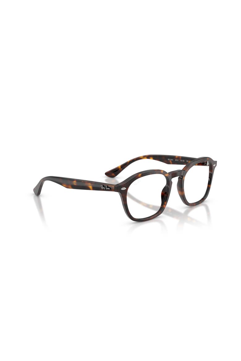 52mm Square optical glasses, Alternate, color, Tortoise
