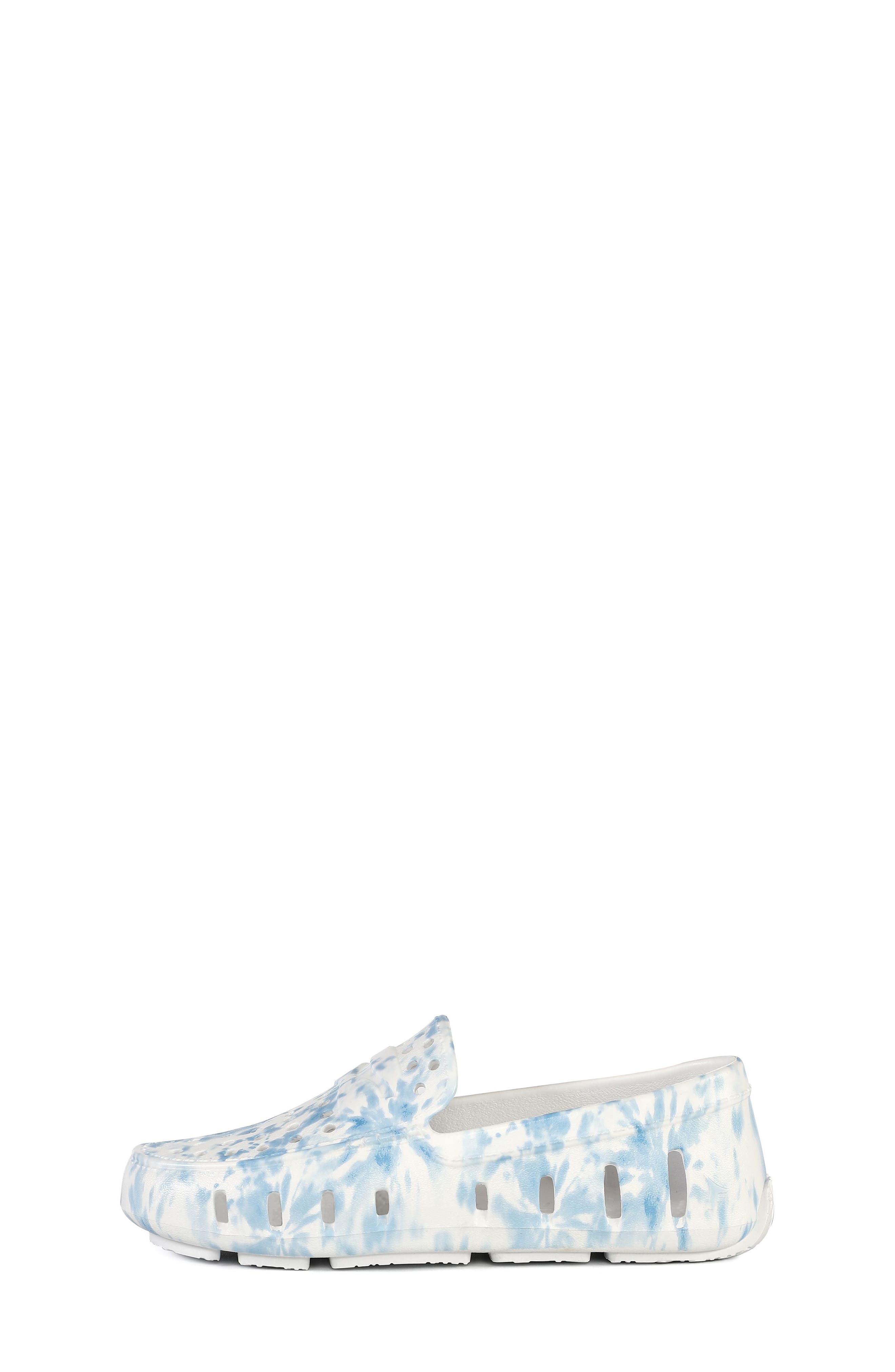 FLOAFERS Kids' Prodigy Water Shoe, Alternate, color, Blue Tie Dye/Bright White