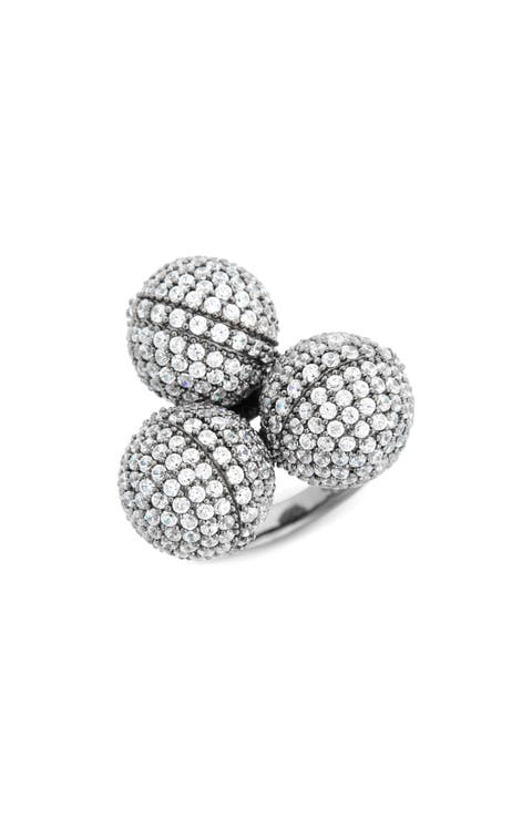Triple Threat Cubic Zirconia Ring