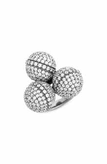 SUZY LEVIAN Triple Threat Cubic Zirconia Ring