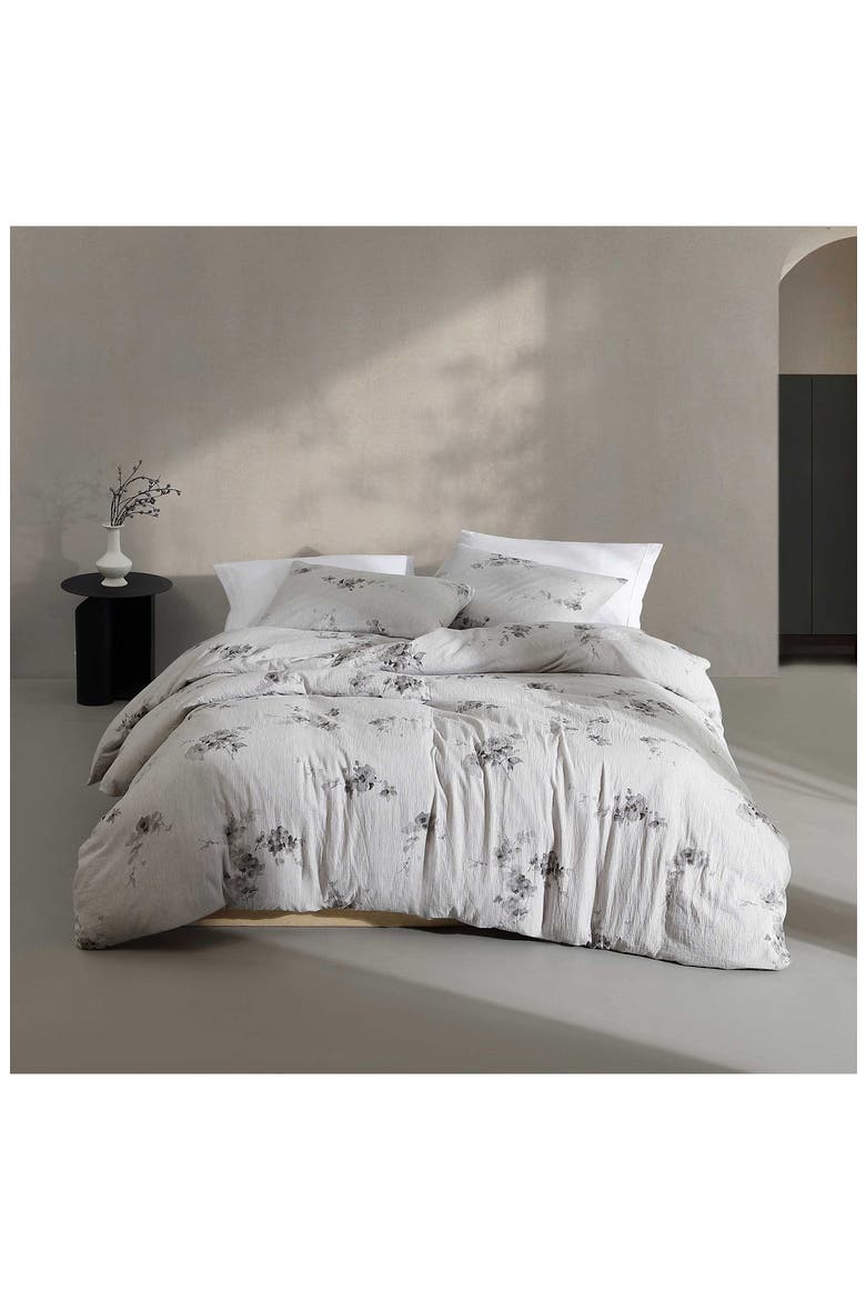 Aquarelle Mélange Gauze Comforter & Shams Set, Alternate, color, BEIGE/ TAN