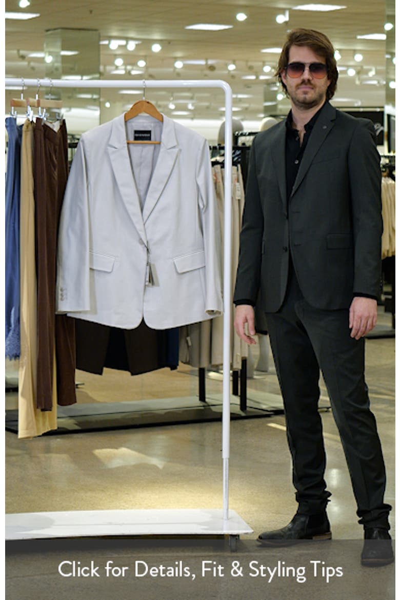 Cotton Blend Blazer video