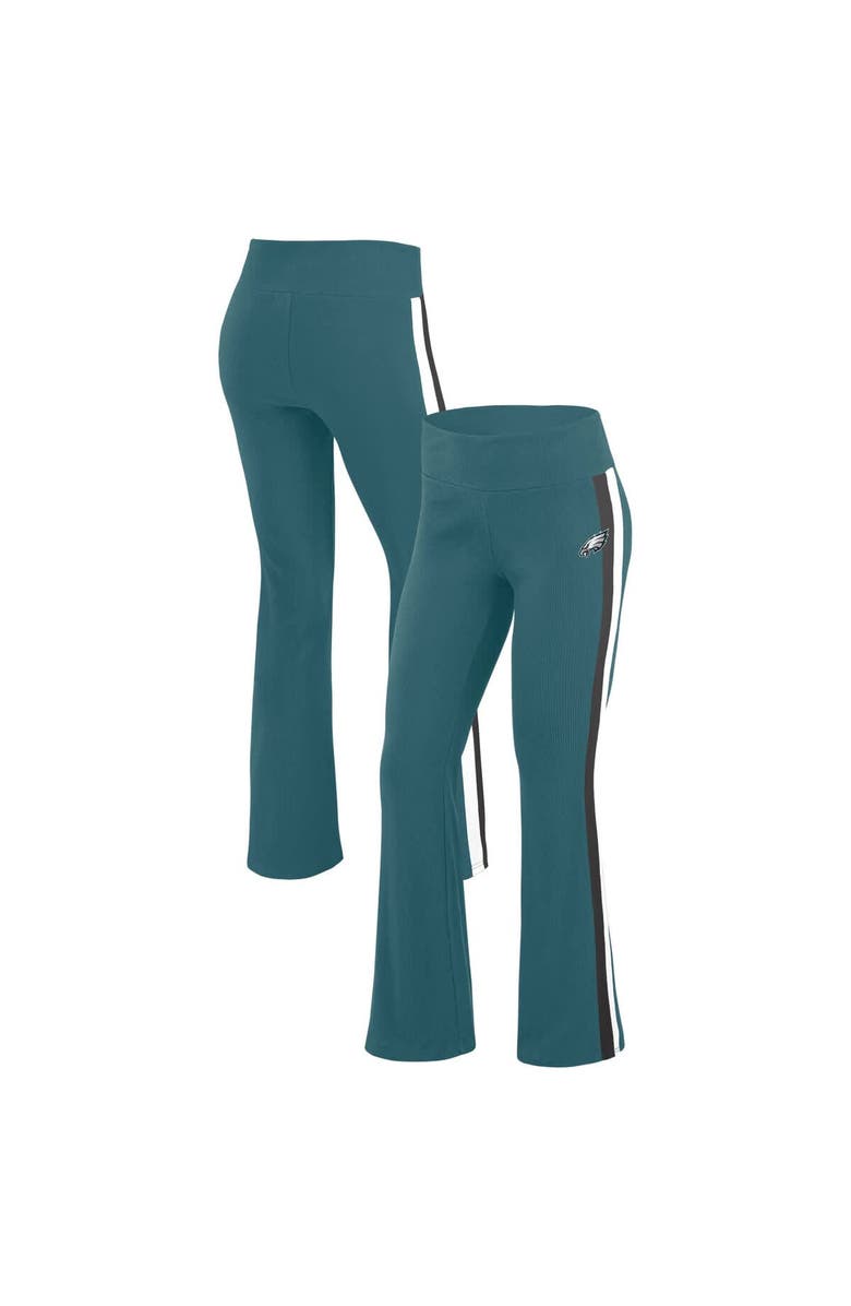 WEAR by Erin Andrews Women's WEAR by Erin Andrews Midnight Green Philadelphia Eagles Yoga Pants, Main, color,
