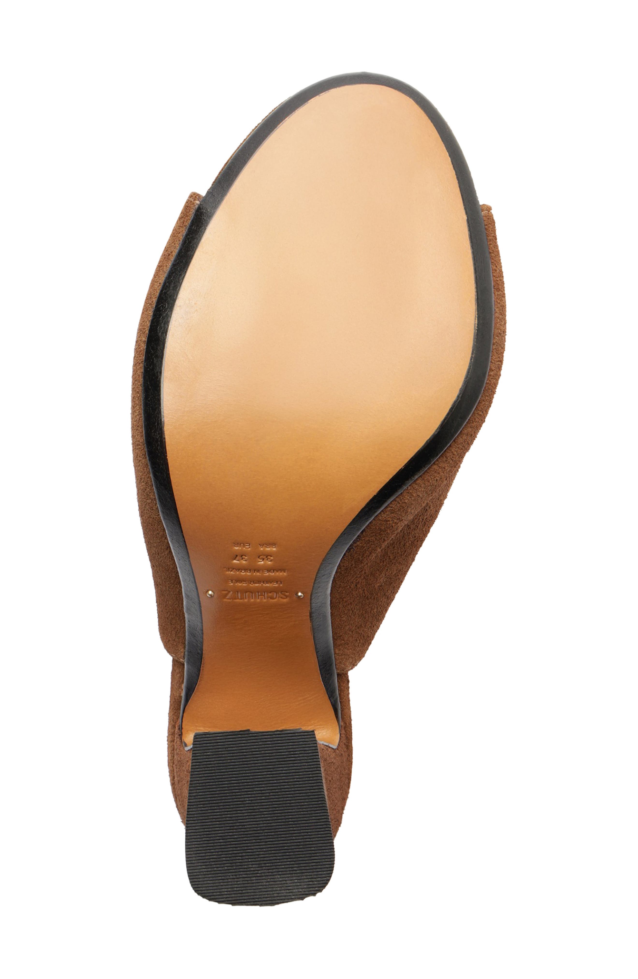 Esme Slide Sandal, Alternate, color, PECAN BROWN
