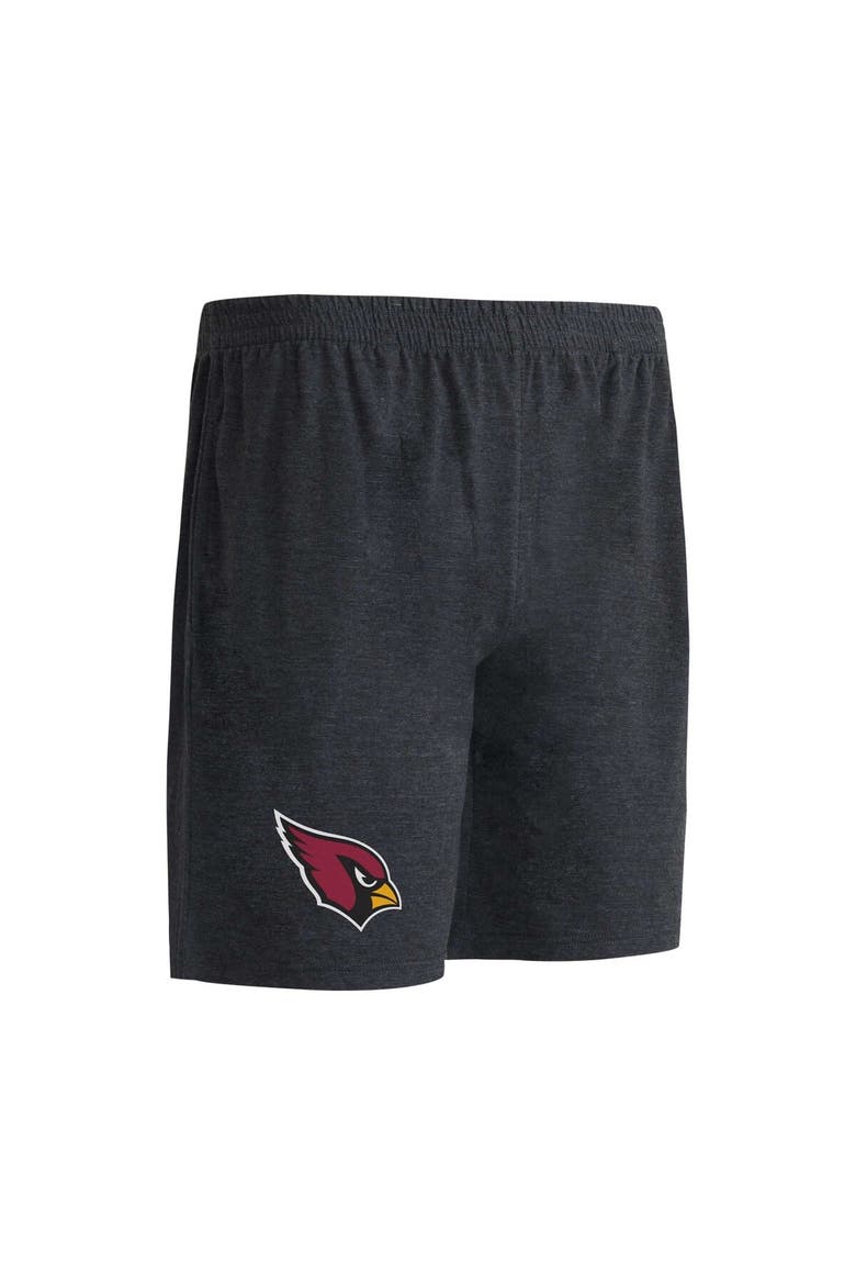 Men's Concepts Sport Black/Cardinal Arizona Cardinals Meter T-Shirt & Shorts Sleep Set, Alternate, color, Black