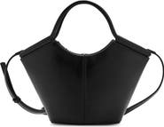MANGO Mini Faux Leather Shopper Bag