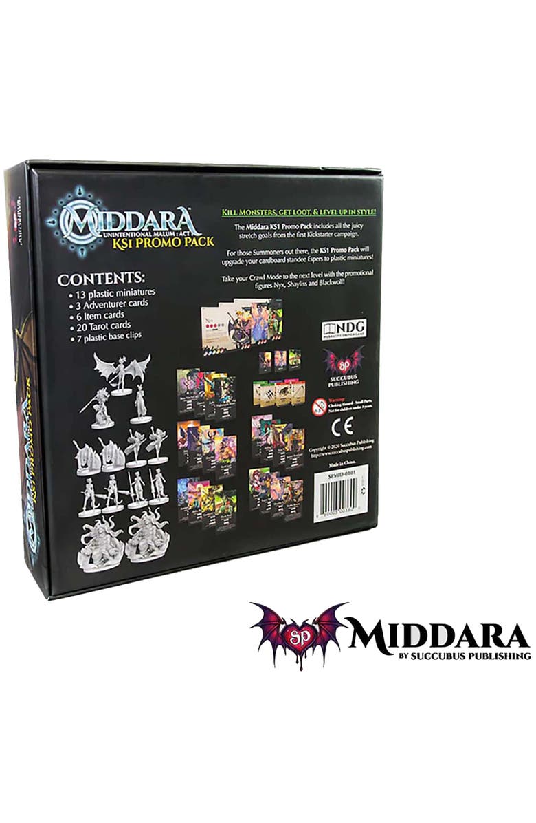 Middara Ks1 Promo Pack Expansion With 3 Characters, Alternate, color, Multicolored