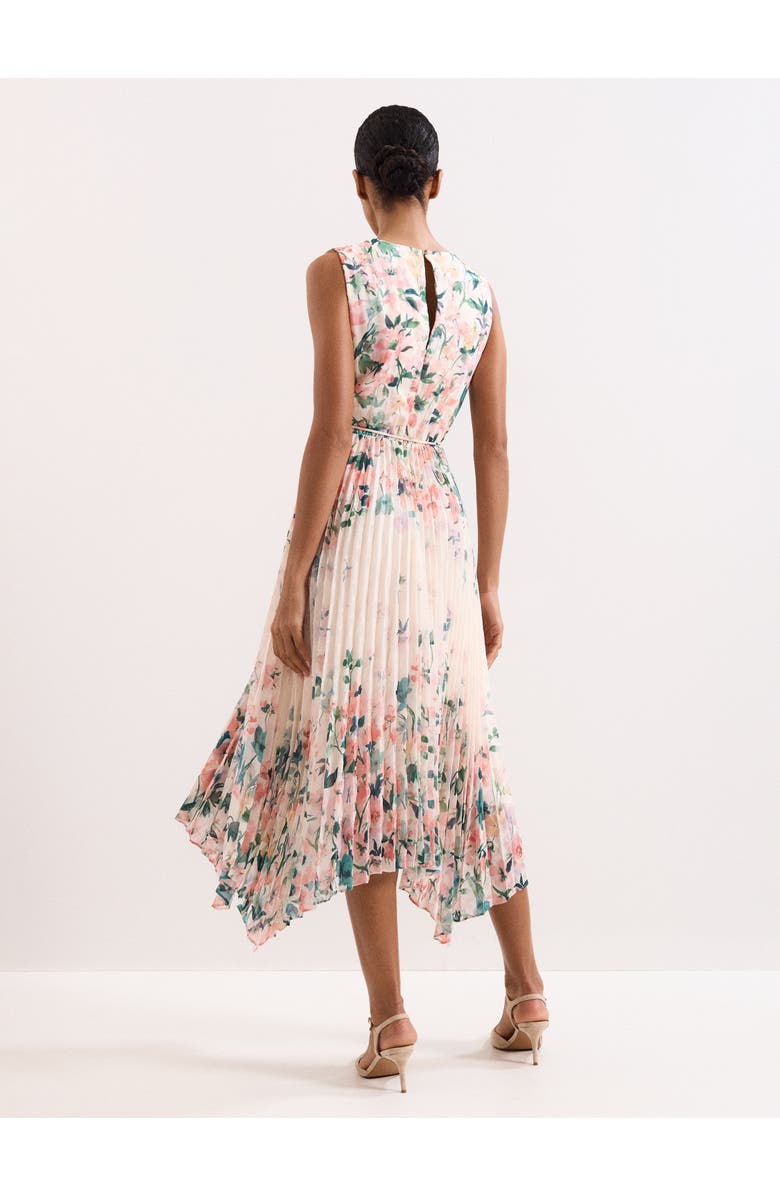 Phase Eight Georgiana Sleeveless Midi Dress, Alternate, color, Pale Pink