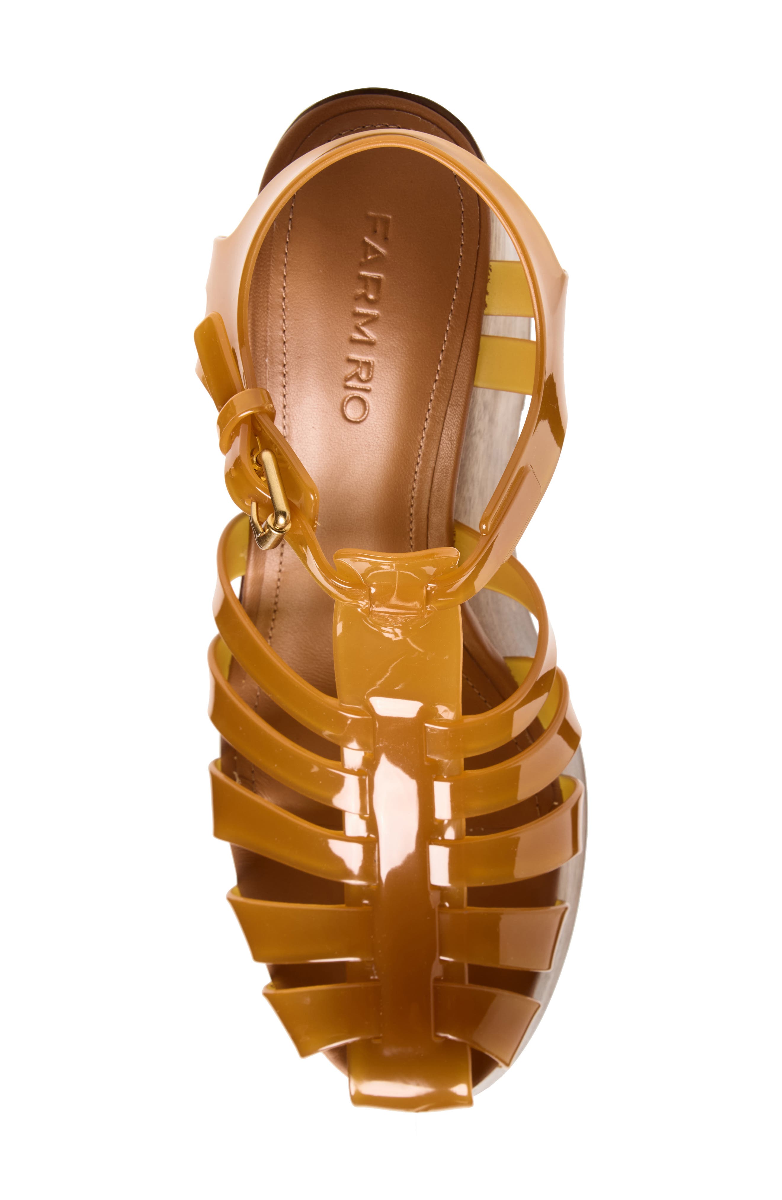 FARM Rio Fisherman Jelly Wedge Sandal, Alternate, color, Ammonite