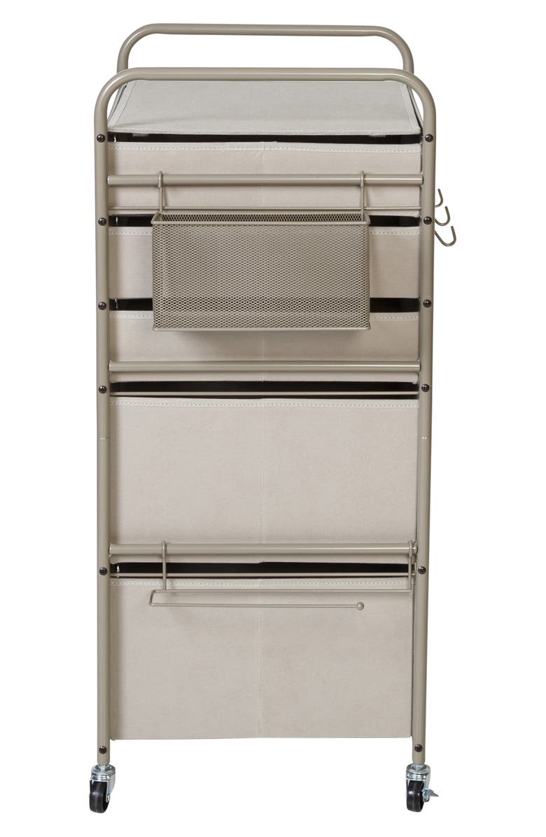 HONEY-CAN-DO Gift Wrap Storage Cart, Alternate, color, 