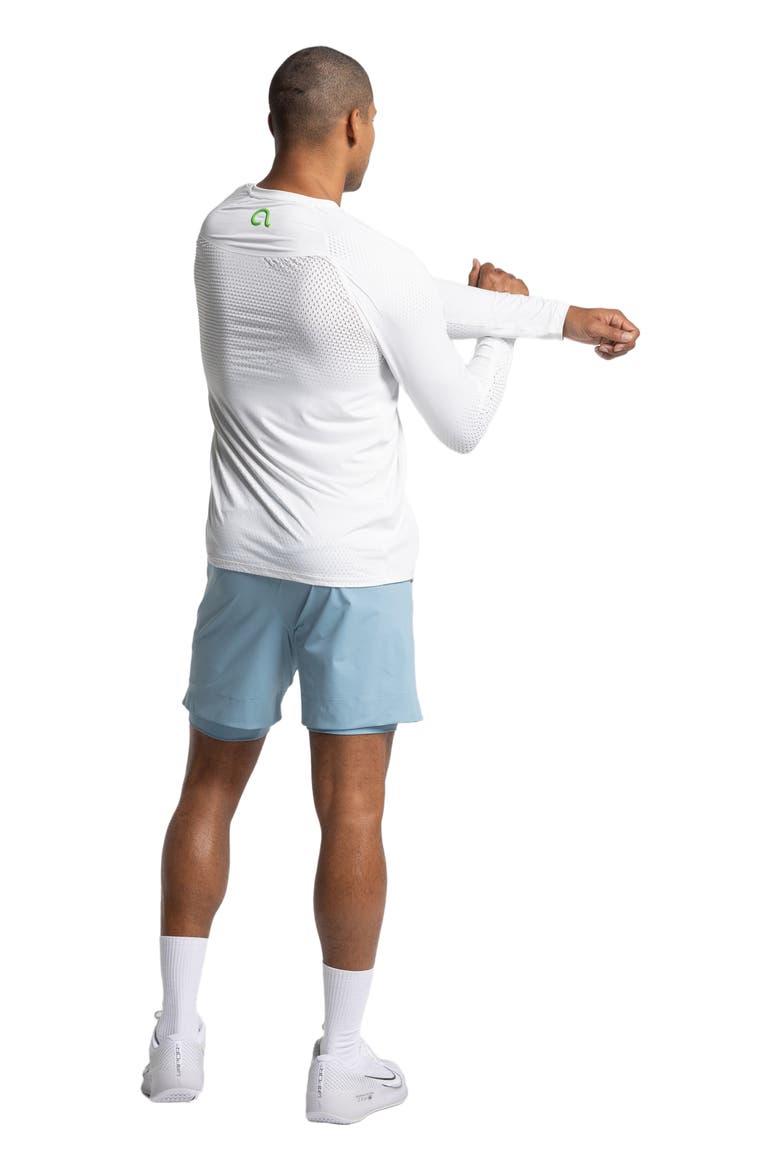 Performance Pickleball Long Sleeve, Alternate, color, White Lotus
