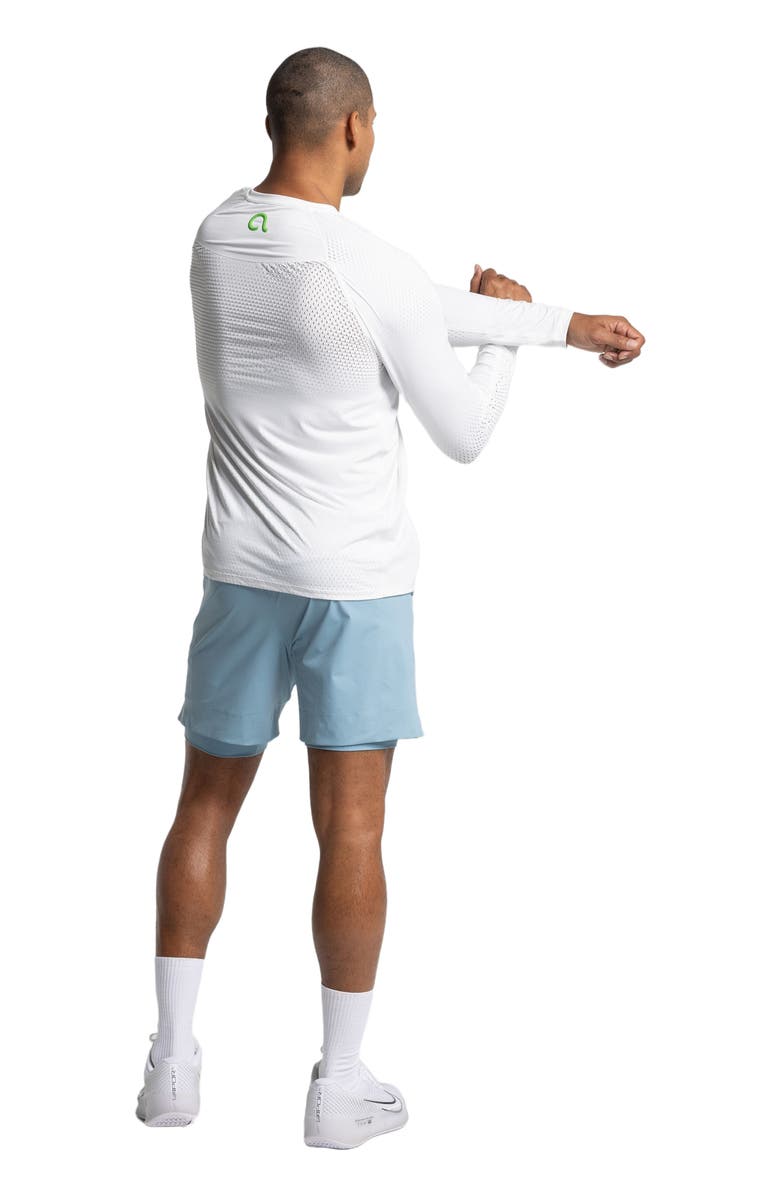 AVI Performance Pickleball Long Sleeve, Alternate, color, White Lotus