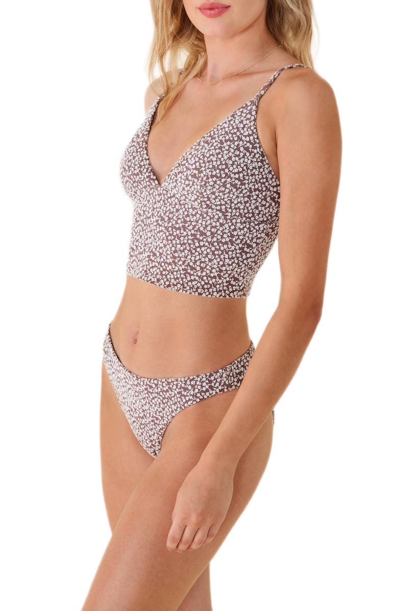 Andie Lanikai Crop Tankini Top, Alternate, color, Nutmeg