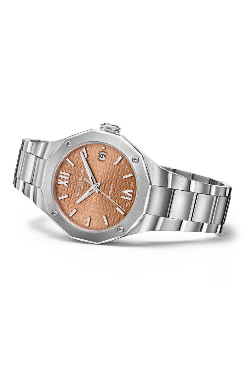 Riviera 10764 Bracelet Watch, 36mm, Alternate, color, LACQUERED TERRACOTTA