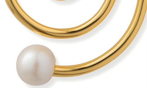 Eliou Espiral 18kt-gold Plated Drop Earrings In Gold Plated